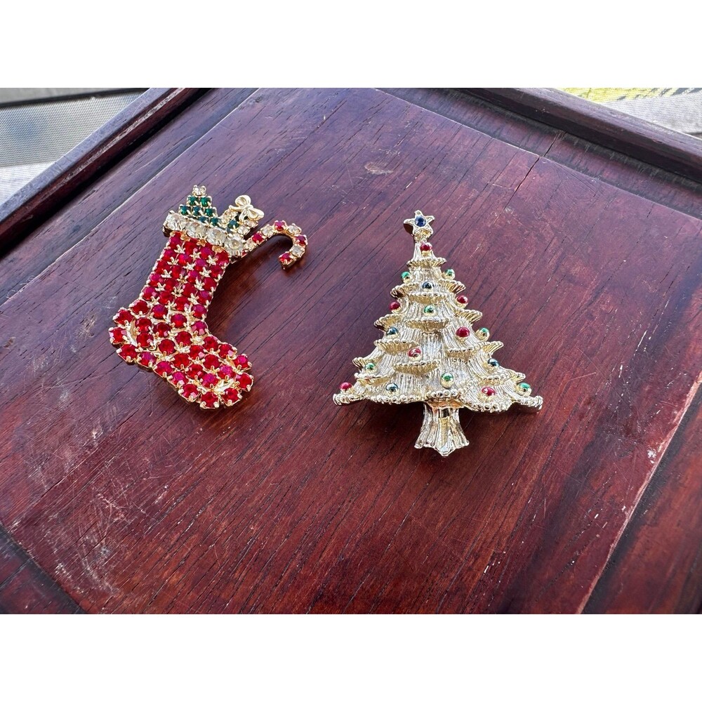 Vintage Christmas Brooches